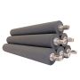 Customized Nitrile Polyurethane rubber roller for printing Steel machinery